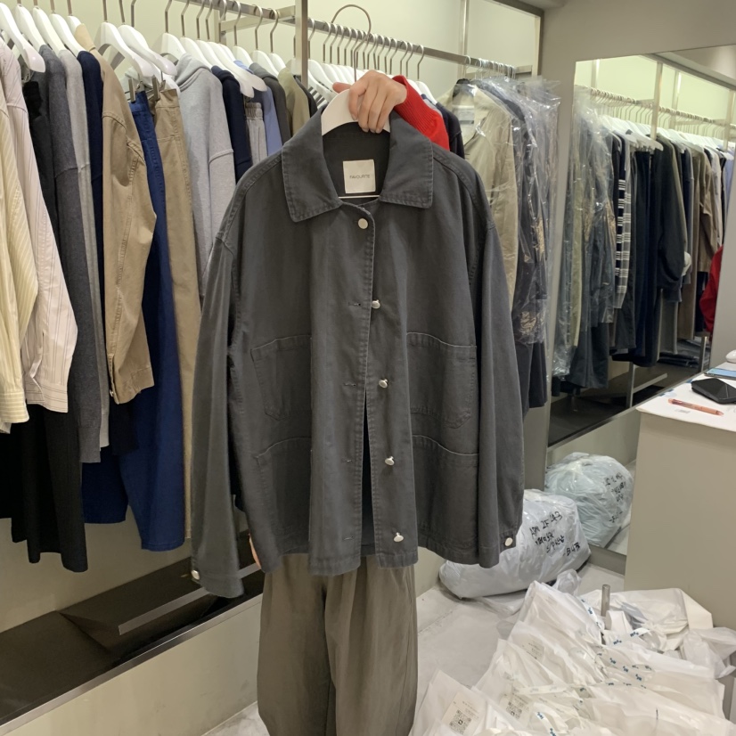 FAVE/FAVOURITE韓國直郵㊣女士新品休閑25秋冬時尚人氣夾克FAVOURITE夾克圖色1