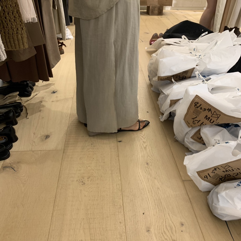 THE MUI韓國代購㊣女士新品熱賣25秋冬時尚人氣休閑休閑褲THE MUI休閑褲