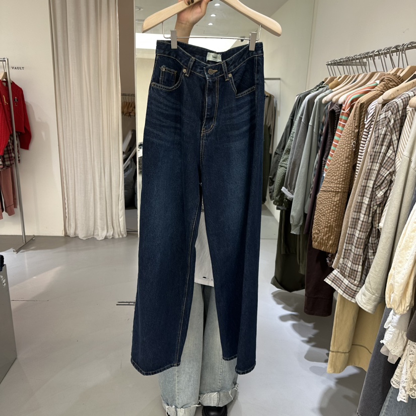 VAULT東大門㊣直郵女士新品25秋冬人氣推薦休閑職業熱賣牛仔褲VAULT牛仔褲圖色1