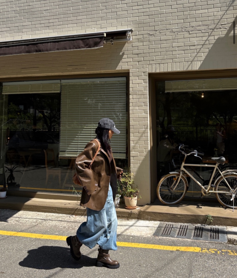 D2/A2東大門㊣直郵女士新品真品人氣休閑推薦皮衣不含腰帶D2/A2皮衣