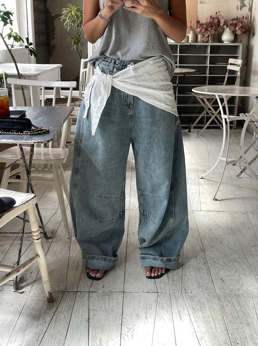 D2/A2韓國直郵㊣女士新款休閑推薦25秋冬熱賣職業人氣牛仔褲D2/A2牛仔褲