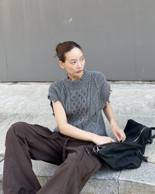 D2/A2韓國代購㊣女裝新品真品時尚人氣休閑25秋冬熱賣針織衫D2/A2針織衫