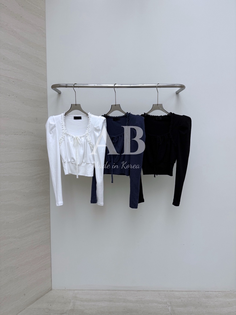 AB韓國代購㊣女士新品真品25秋冬推薦休閑職業時尚熱賣長袖T恤AB長袖T恤