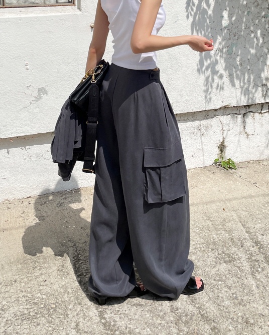 D2/A2東大門㊣代購女士新款職業25秋冬時尚熱賣休閑褲工裝褲D2/A2休閑褲
