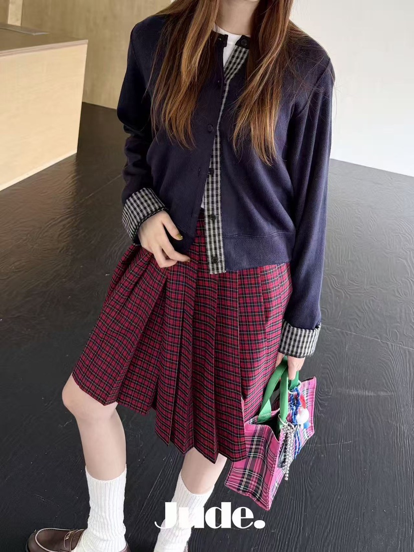 HEYJUDE韓國直郵㊣女裝新款時尚熱賣真品25秋冬推薦休閑短裙HEYJUDE短裙