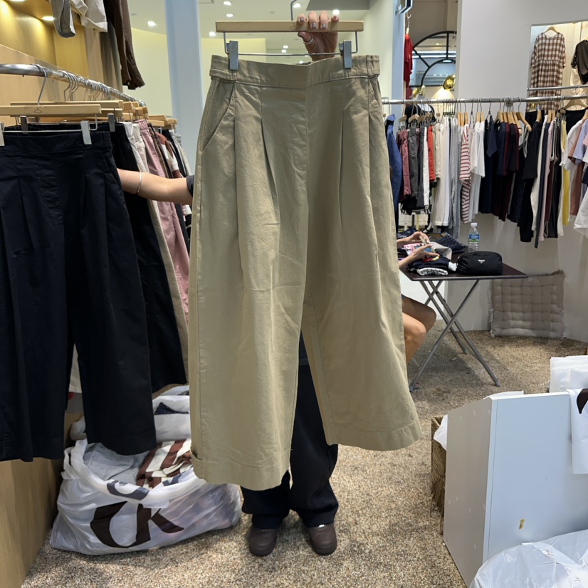 OTGEULY韓國直郵㊣女士新品休閑25秋冬人氣真品時尚職業休閑褲OTGEULY/衣架牌休閑褲圖色1