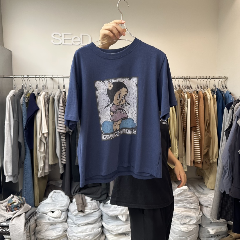 LEESEED-A韓國直郵㊣女裝新品休閑真品人氣時尚職業推薦T恤SEeD/LEESEEDT恤