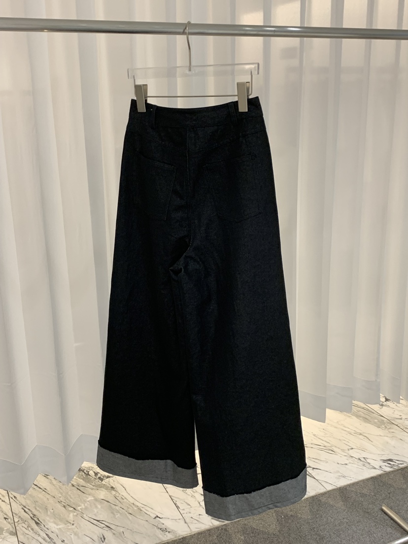 FABRIC韓國代購㊣女裝新品真品推薦熱賣休閑職業25秋冬牛仔褲FABRIC牛仔褲