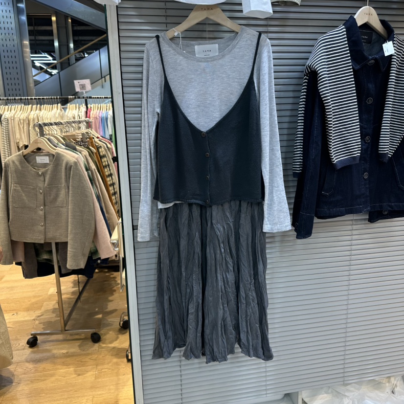 TARA韓國代購㊣女裝新款真品時尚職業熱賣25秋冬休閑推薦套裝TARA套裝圖色1