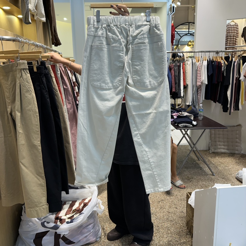 OTGEULY韓國代購㊣女士新品熱賣時尚推薦25秋冬人氣休閑休閑褲OTGEULY/衣架牌休閑褲