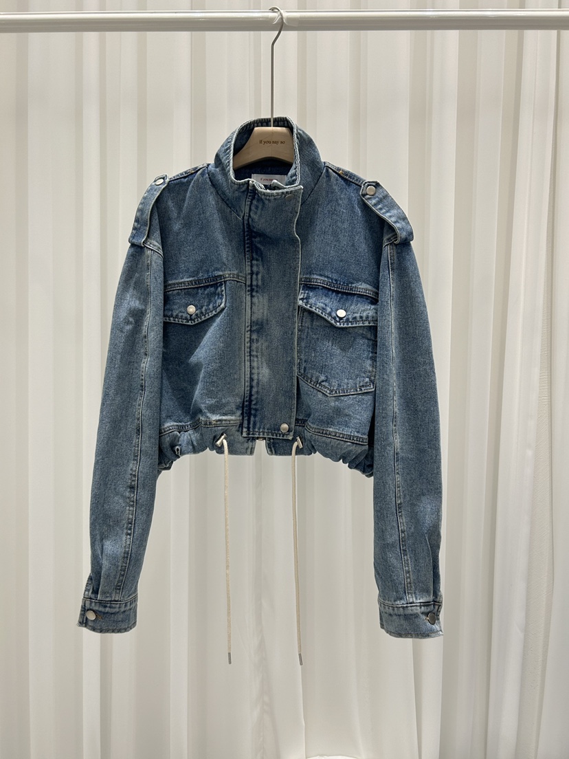 IF YOU SAY SO東大門㊣直郵女士新品真品人氣休閑25秋冬夾克IF YOU SAY SO夾克圖色1