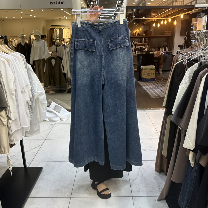 MARIGOLD韓國直郵㊣女裝新品職業25秋冬真品人氣牛仔褲腰帶MARIGOLD牛仔褲