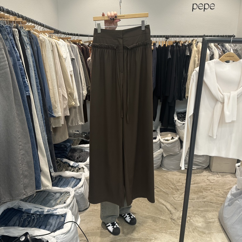ALMOND PEPE東大門㊣代購女士新款真品休閑推薦熱賣休閑褲ALMOND PEPE休閑褲圖色1