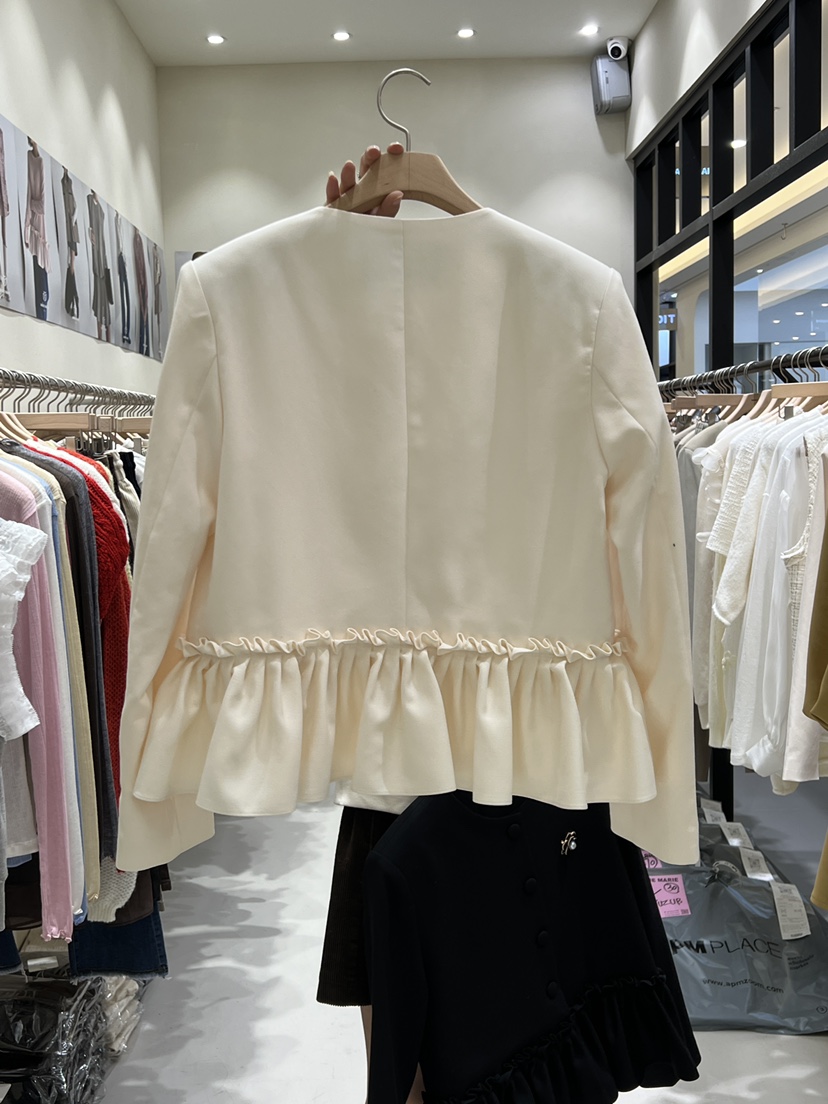 MARIE MARIE東大門㊣直郵女裝新款時尚休閑25秋冬夾克不含飾品MARIE MARIE夾克