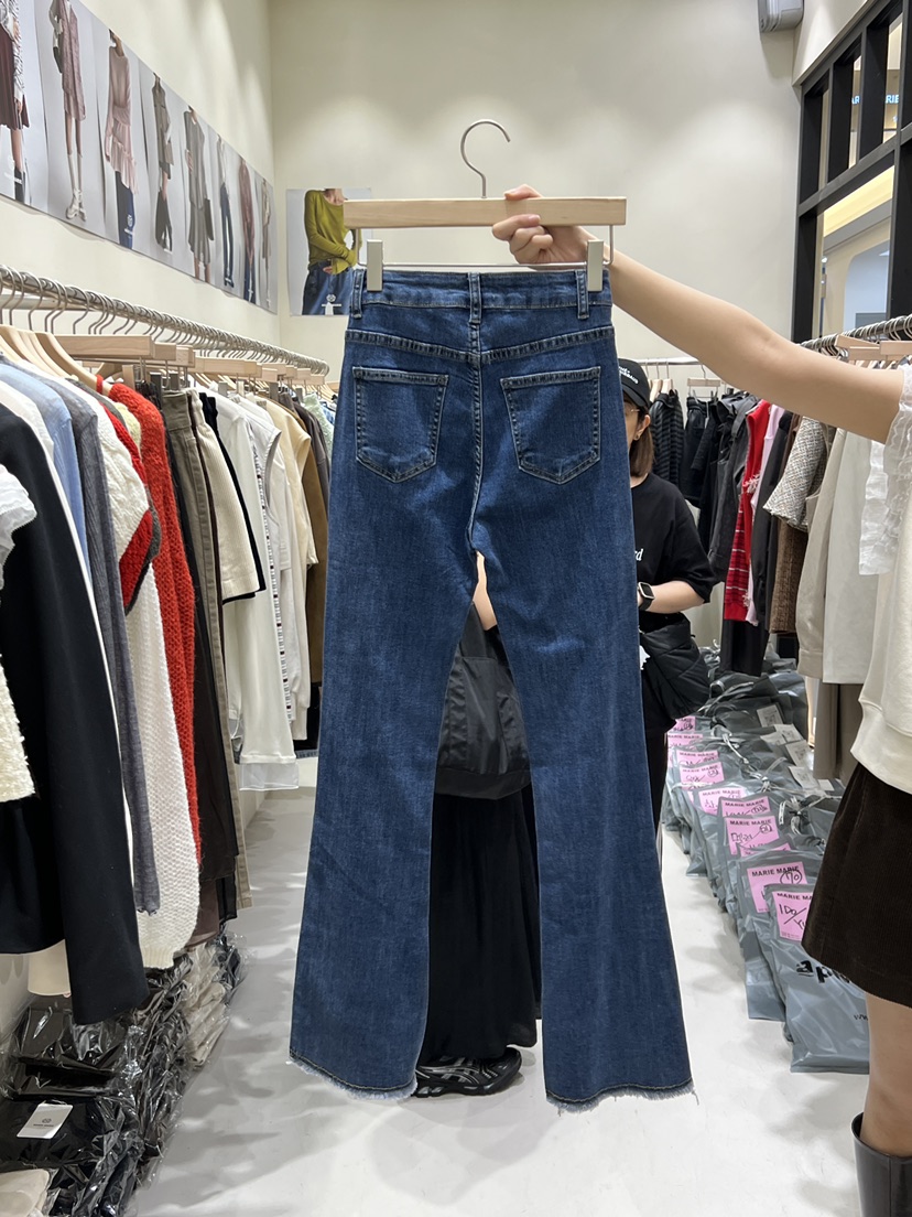 MARIE MARIE東大門㊣實拍女士新品真品25秋冬職業牛仔褲口袋MARIE MARIE牛仔褲
