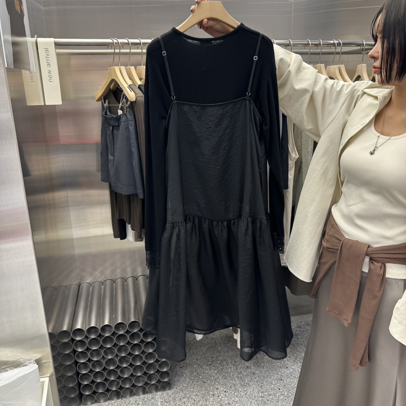 VELVET UNDERGROUND東大門㊣直郵女士新品職業連衣裙不含內搭VELVET UNDERGROUND連衣裙