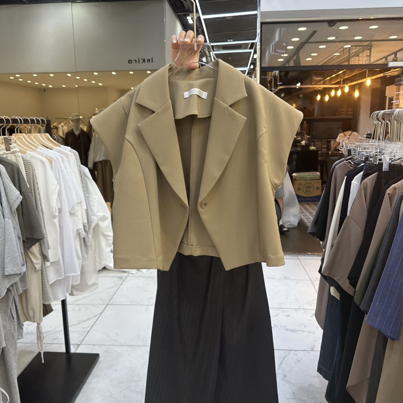 MARIGOLD韓國代購㊣女裝新品時尚熱賣人氣真品休閑25秋冬馬甲MARIGOLD馬甲