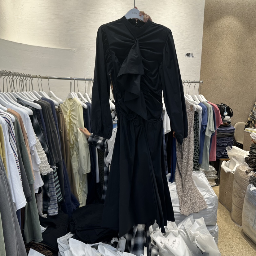 HEIL東大門㊣代購女士新品推薦真品職業25秋冬時尚休閑連衣裙HEIL連衣裙圖色2