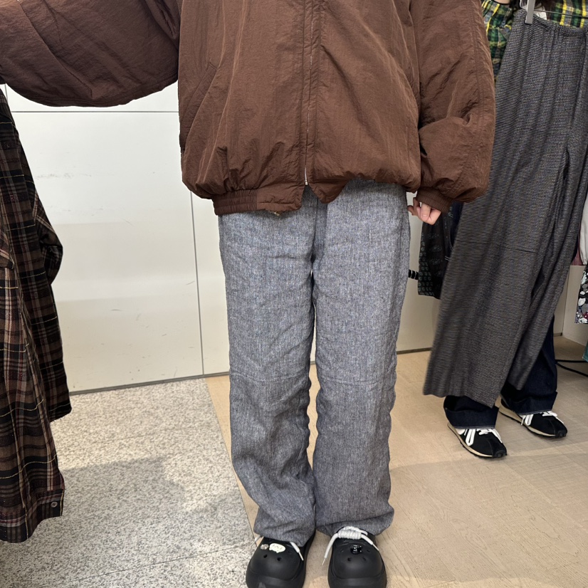 DOHWAJI東大門㊣實拍女裝新款時尚職業休閑熱賣推薦休閑褲亞麻DOHWAJI休閑褲圖色3