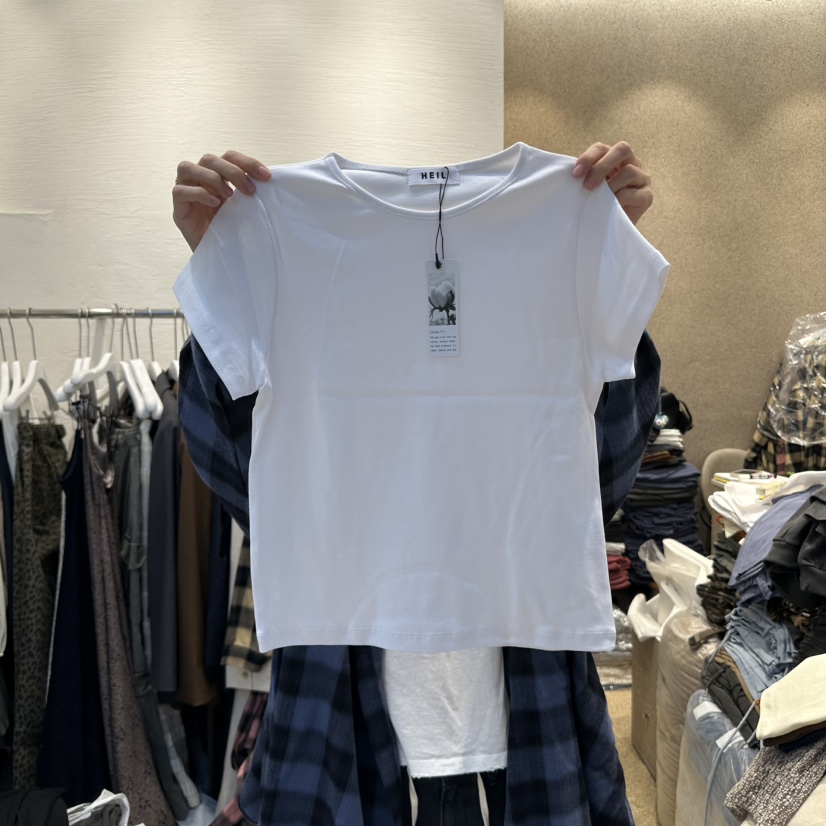 HEIL韓國直郵㊣女裝新品熱賣時尚人氣休閑真品職業推薦25秋冬T恤HEILT恤圖色1