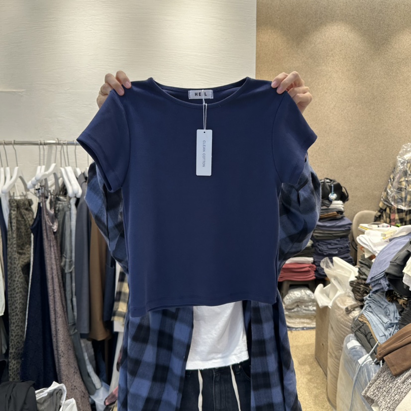 HEIL韓國直郵㊣女裝新品熱賣時尚人氣休閑真品職業推薦25秋冬T恤HEILT恤圖色4