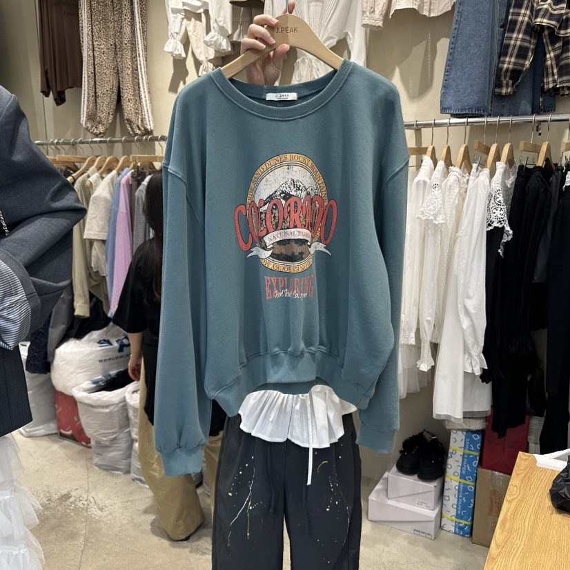 J PEAK/BY FLOW東大門㊣代購女士新款休閑熱賣職業人氣衛衣J PEAK衛衣圖色2