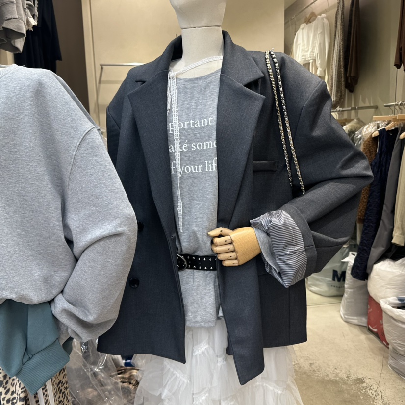 J PEAK/BY FLOW東大門㊣直郵女裝新品真品時尚職業休閑夾克J PEAK夾克圖色2