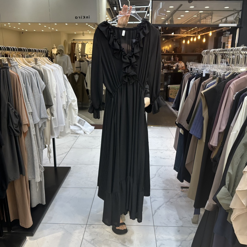 MARIGOLD韓國代購㊣女裝新品時尚真品熱賣25秋冬休閑連衣裙MARIGOLD連衣裙圖色3