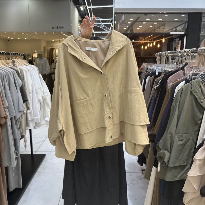MARIGOLD韓國代購㊣女裝新品真品職業人氣推薦熱賣夾克連帽MARIGOLD夾克圖色1