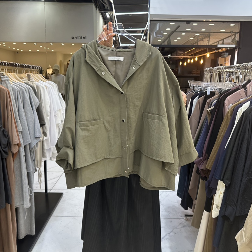 MARIGOLD韓國代購㊣女裝新品真品職業人氣推薦熱賣夾克連帽MARIGOLD夾克圖色2