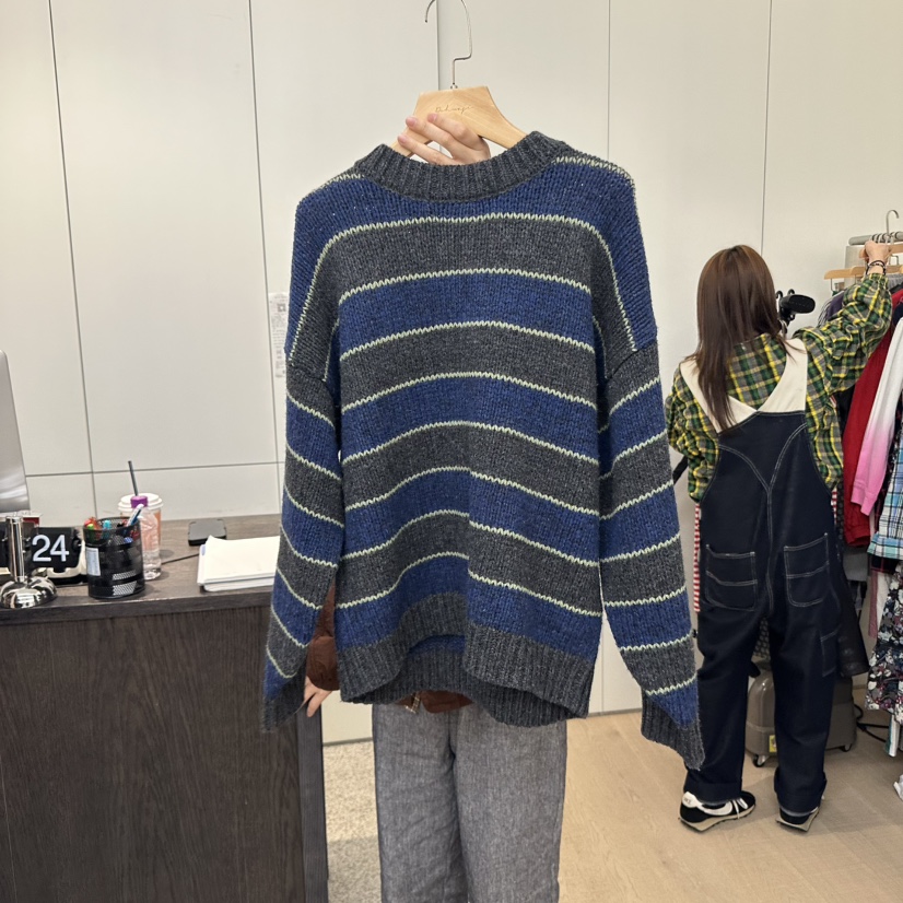 DOHWAJI東大門㊣實拍女裝新品時尚推薦職業休閑25秋冬針織衫羊毛DOHWAJI針織衫圖色1