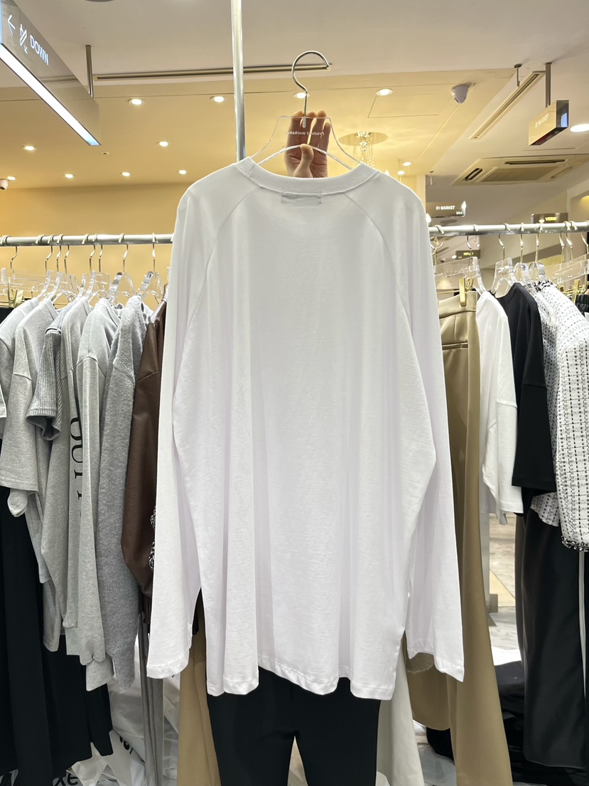 WORK SHOP東大門㊣實拍女士新款熱賣25秋冬真品人氣長袖T恤Work_shop長袖T恤