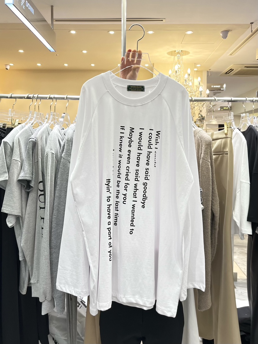 WORK SHOP東大門㊣實拍女士新款熱賣25秋冬真品人氣長袖T恤Work_shop長袖T恤圖色1