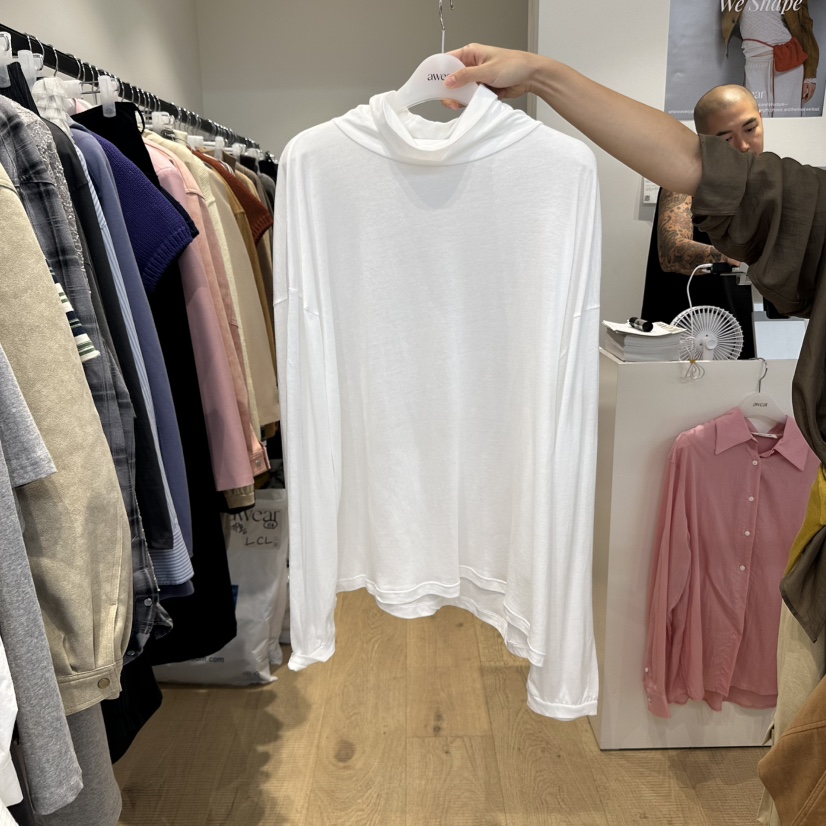 RUMIRU/AWEAR韓國代購㊣女士新品真品熱賣時尚休閑長袖T恤awear/RUMIRU長袖T恤圖色1