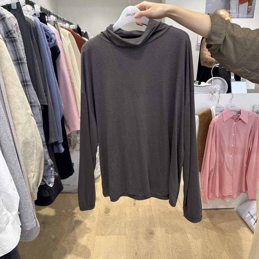 RUMIRU/AWEAR韓國代購㊣女士新品真品熱賣時尚休閑長袖T恤awear/RUMIRU長袖T恤圖色3
