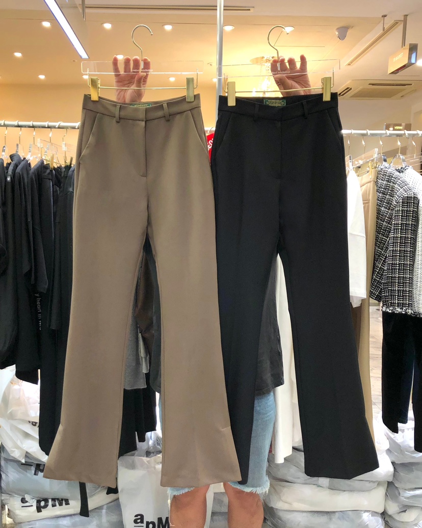 WORK SHOP韓國直郵㊣女裝新款人氣熱賣時尚休閑25秋冬休閑褲Work_shop休閑褲