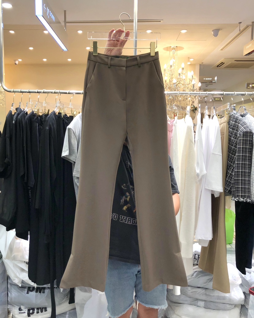 WORK SHOP韓國直郵㊣女裝新款人氣熱賣時尚休閑25秋冬休閑褲Work_shop休閑褲圖色1