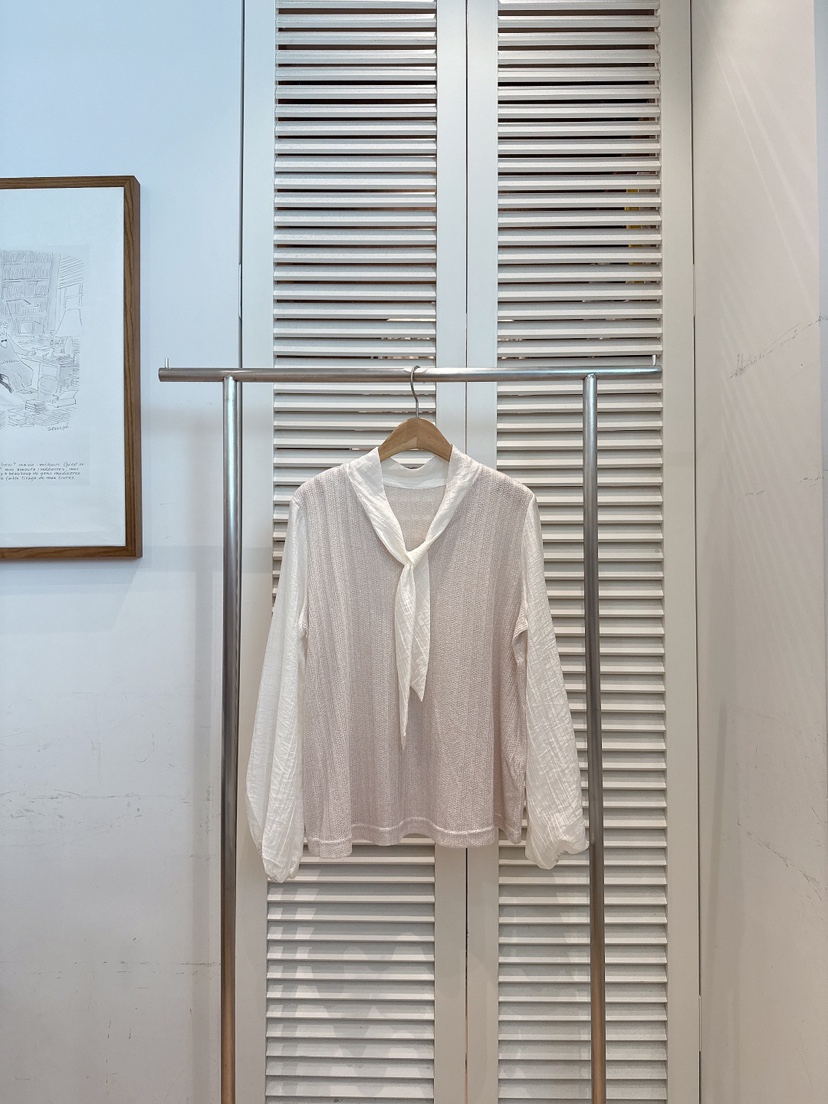 FAVE-L韓國代購㊣女裝新品職業25秋冬人氣休閑時尚襯衫蕾絲衫FAVE-L襯衫/蕾絲衫圖色2