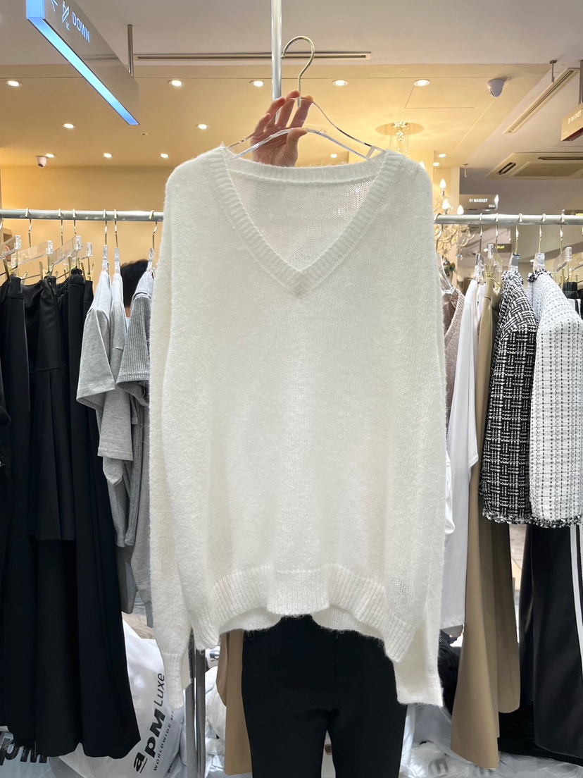 WORK SHOP韓國直郵㊣女士新款真品25秋冬時尚推薦休閑針織衫Work_shop針織衫