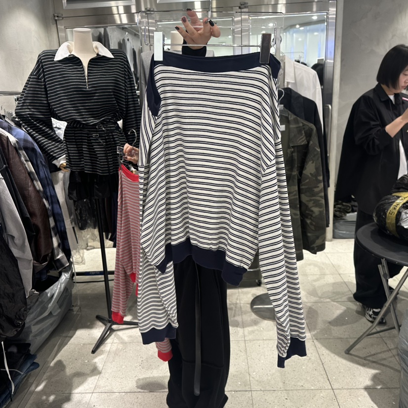 HERTZ-P韓國代購㊣女裝新品推薦25秋冬時尚休閑真品長袖T恤HERTZ-P長袖T恤