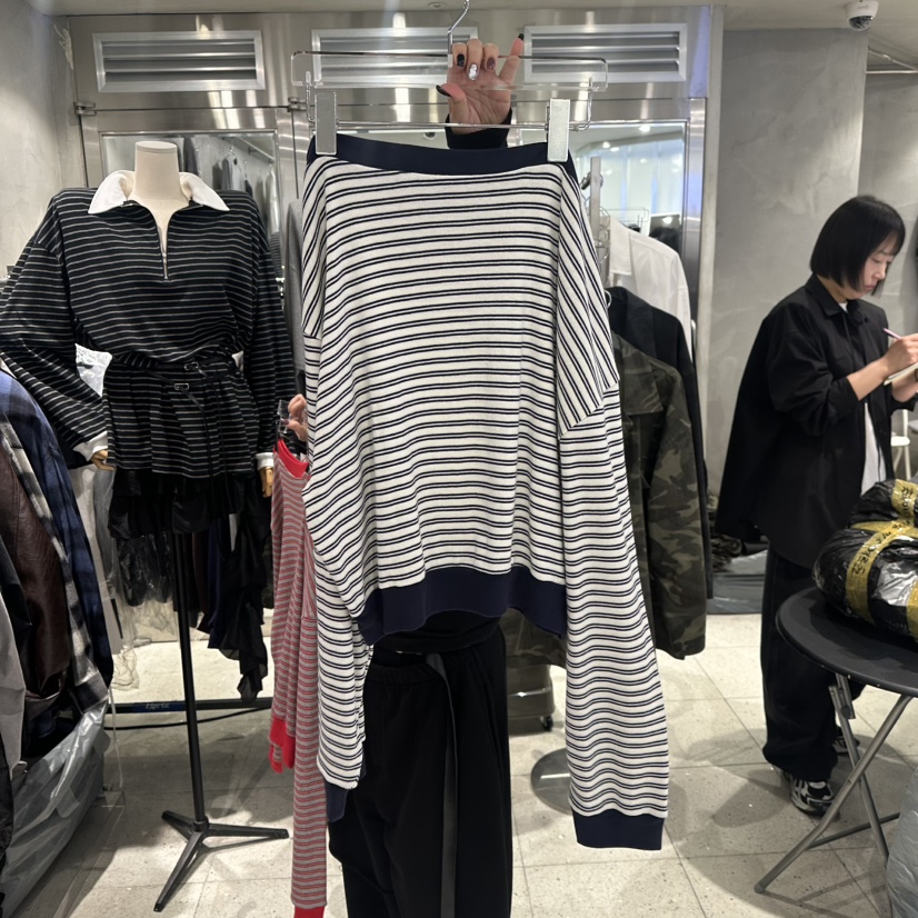 HERTZ-P韓國代購㊣女裝新品推薦25秋冬時尚休閑真品長袖T恤HERTZ-P長袖T恤圖色1