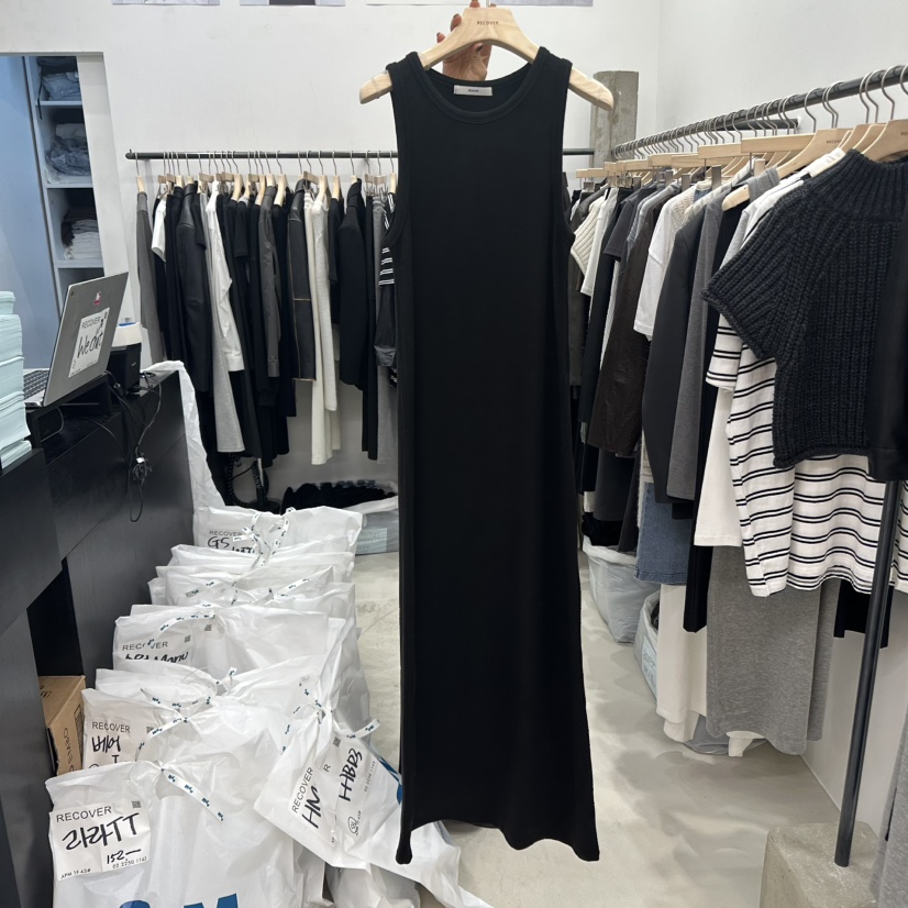 RECOVER韓國直郵㊣女士新品25秋冬時尚休閑職業真品推薦連衣裙RECOVER/MOMENT連衣裙圖色2