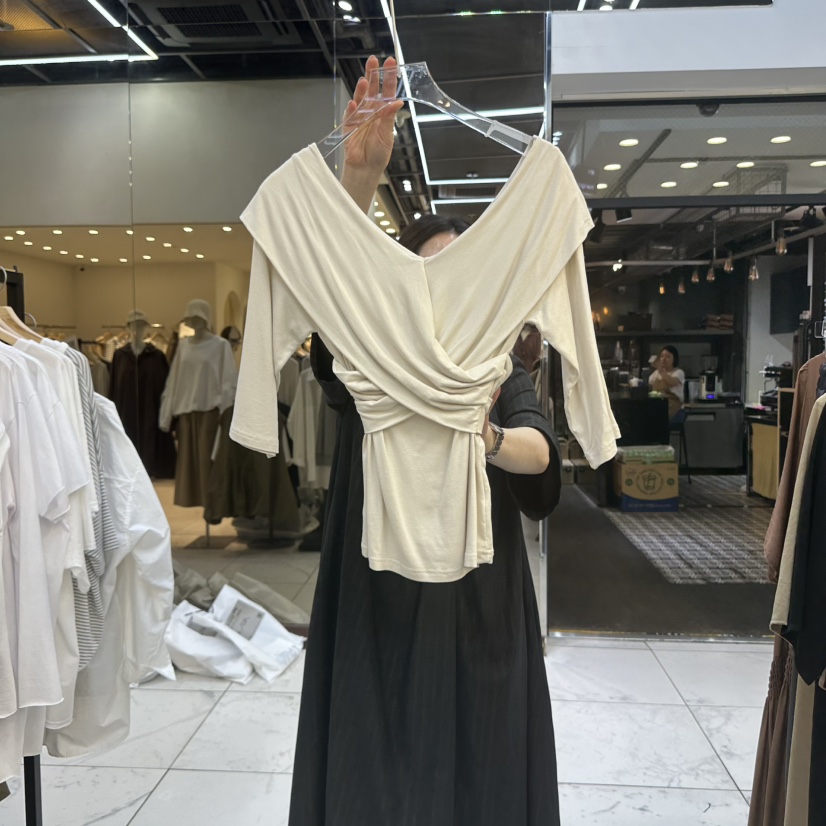 MARIGOLD韓國代購㊣女裝新款時尚25秋冬推薦真品熱賣休閑T恤MARIGOLDT恤圖色1