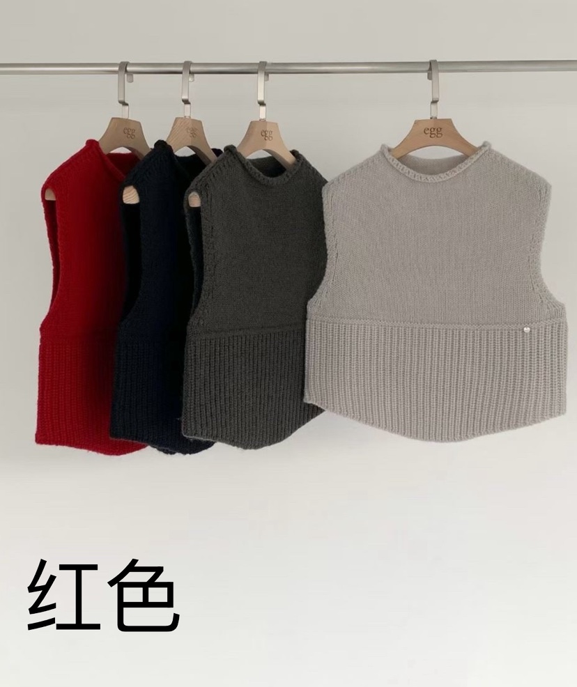 EGG韓國代購㊣女士新款真品休閑時尚推薦人氣熱賣25秋冬吊帶背心EGG-訂貨周期長吊帶/背心圖色3左一色