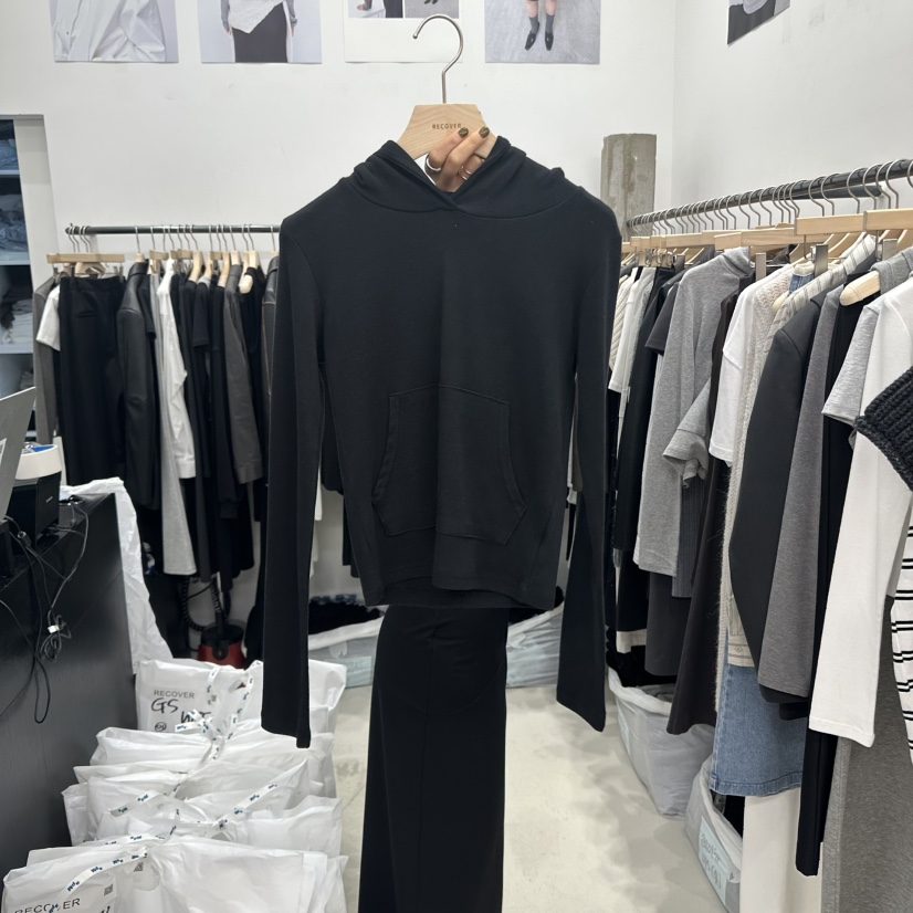RECOVER韓國代購㊣女士新品25秋冬人氣推薦真品熱賣長袖T恤RECOVER/MOMENT長袖T恤圖色3