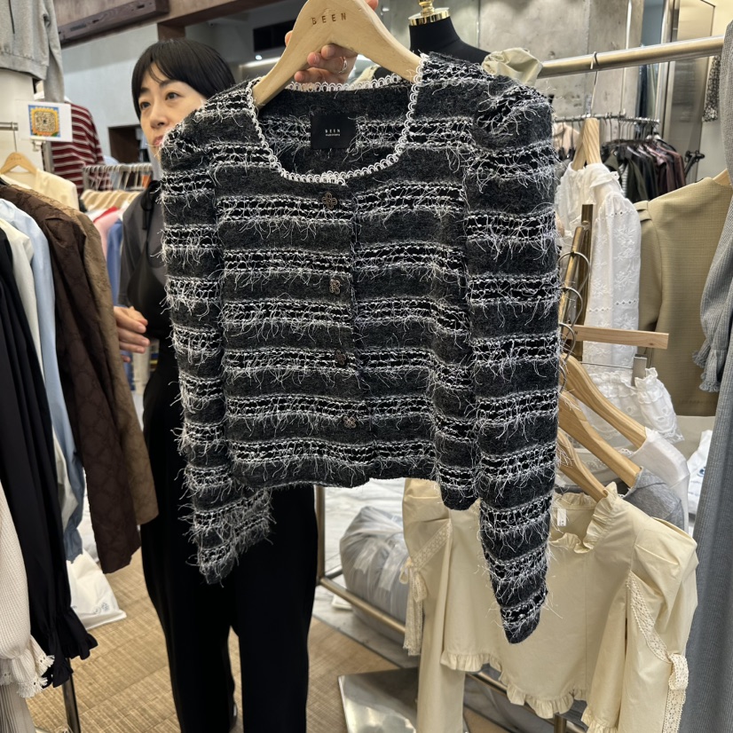 BEEN-A韓國代購㊣女士新款推薦熱賣時尚職業真品休閑25秋冬夾克BEEN-A夾克圖色1