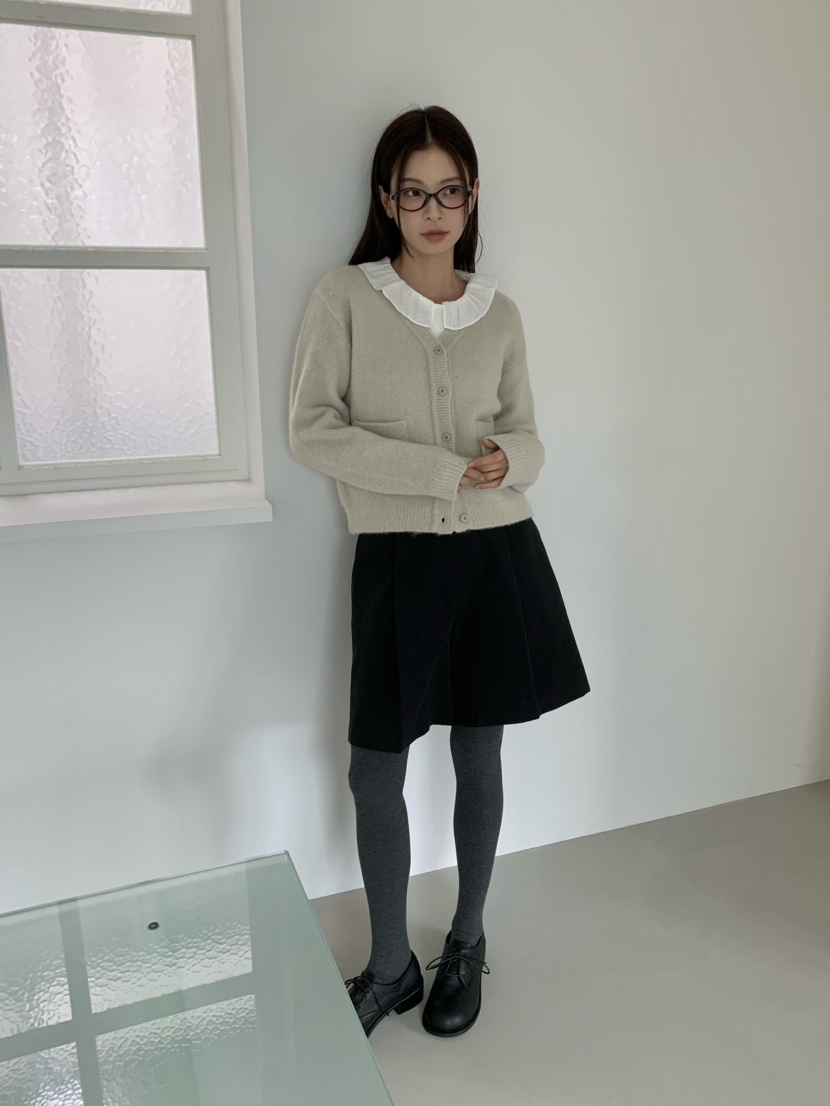 ANOU韓國直郵㊣女士新款25秋冬人氣真品職業休閑推薦針織衫ANOU針織衫
