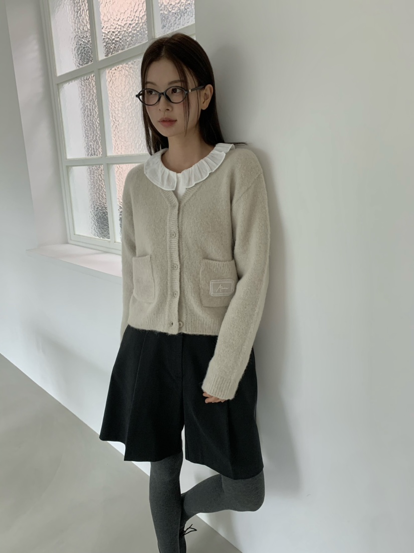 ANOU韓國直郵㊣女士新款25秋冬人氣真品職業休閑推薦針織衫ANOU針織衫