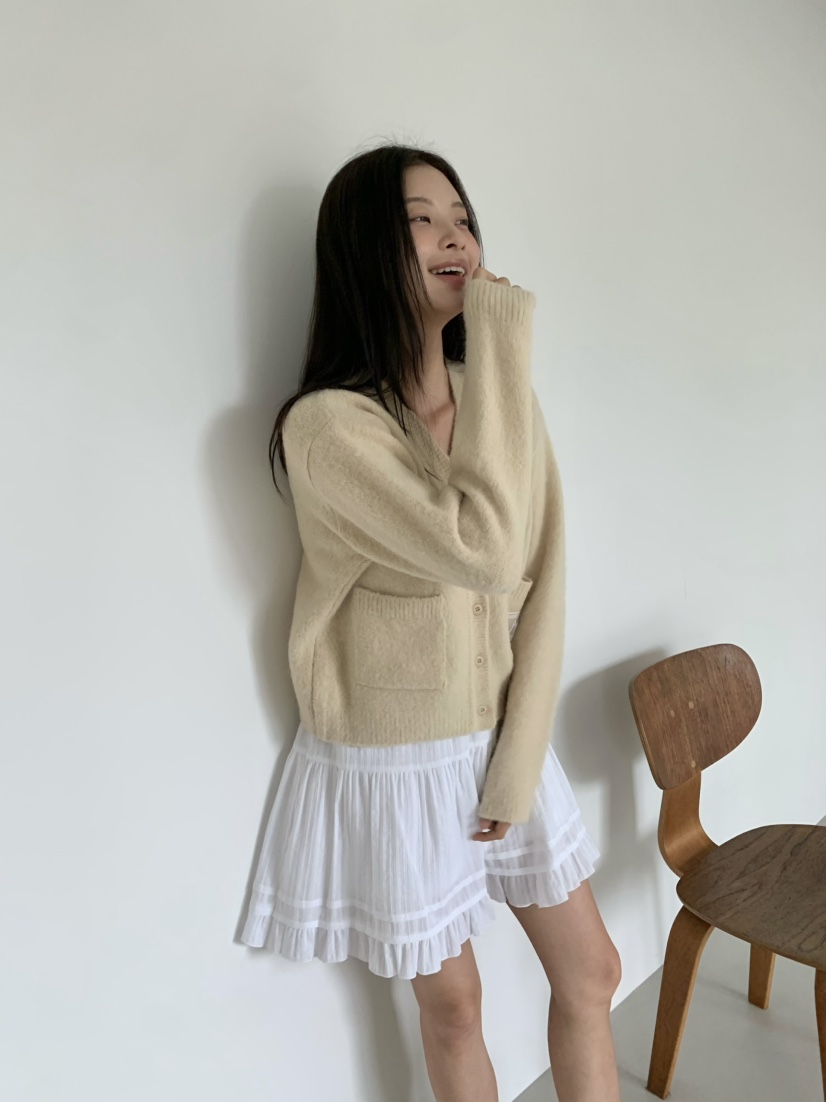 ANOU韓國直郵㊣女士新款25秋冬人氣真品職業休閑推薦針織衫ANOU針織衫