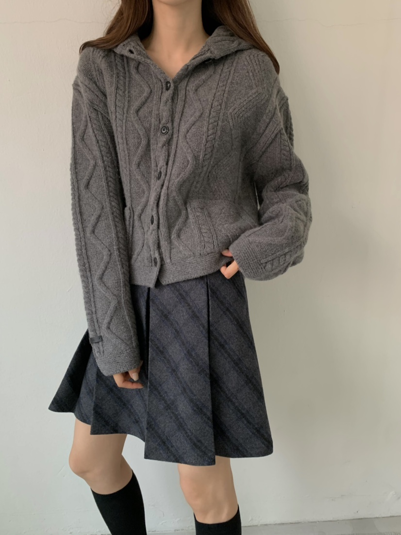 ANOU韓國直郵㊣女裝新款25秋冬人氣休閑熱賣時尚推薦針織衫ANOU針織衫